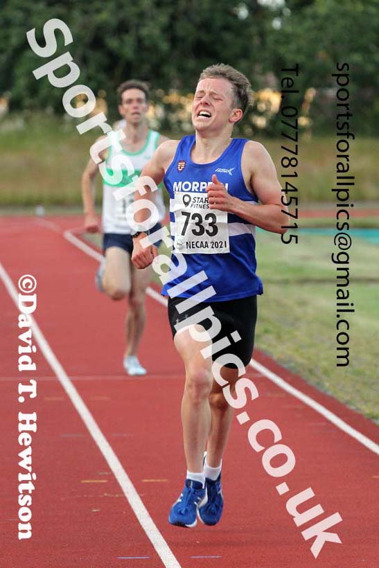 3000 metres, 2021 North East Grand Prix No.4, Monkton, Wednesday, June 30th. Photo: David T. Hewitson/Sports for All Pics